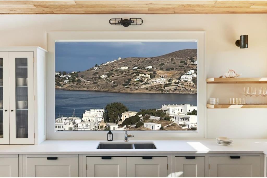 Villa Surplombant Le Port D'Ios, Cyclades Grecques Buitenkant foto