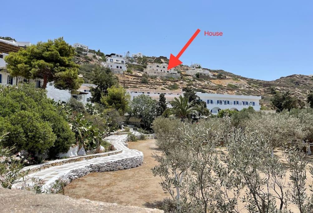 Villa Surplombant Le Port D'Ios, Cyclades Grecques Buitenkant foto